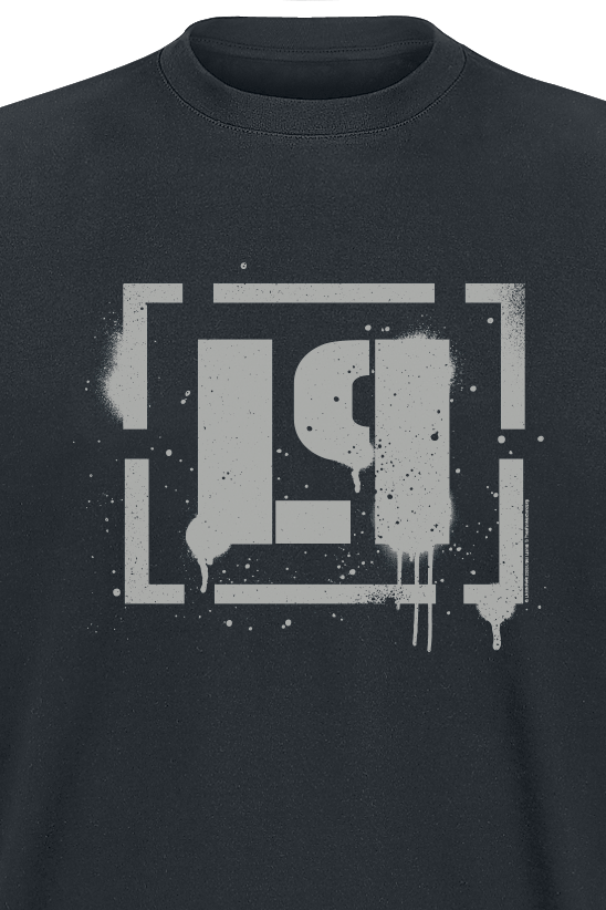 T-Shirt Manches courtes  de Linkin Park - Meteora Bracket Spray Logo - S à 4XL - pour Homme - noir - Linkin Park - View 2