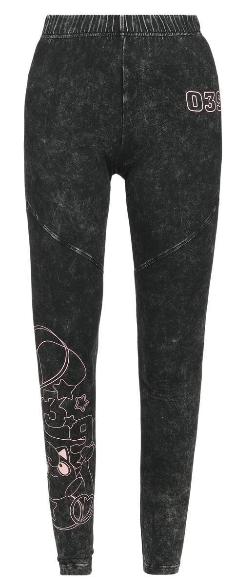Legging Gaming de Pokémon - Rondoudou - 039 - S à XL - pour Femme - noir - Pokémon