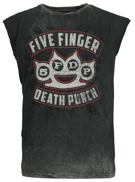 Débardeur  de Five Finger Death Punch - Logo - S à 4XL - pour Homme - gris - Five Finger Death Punch