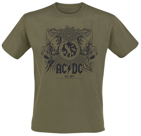 T-Shirt Manches courtes  de AC/DC - Black Ice - S à 4XL - pour Homme - olive - AC/DC