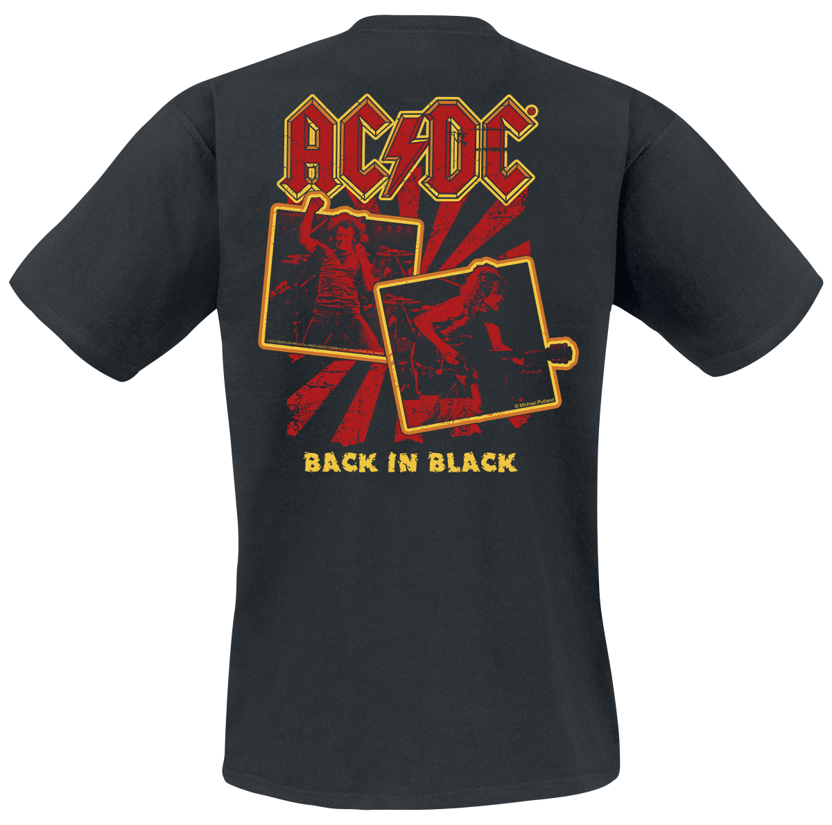 T-Shirt Manches courtes  de AC/DC - Back in Black - S à 4XL - pour Homme - noir - AC/DC - View 2