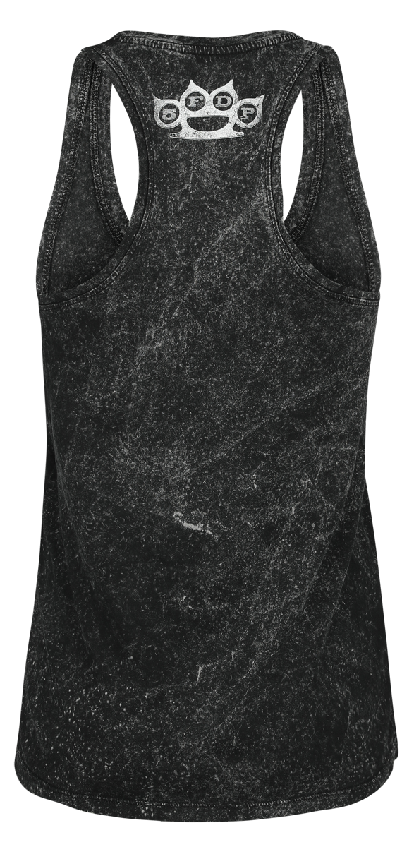 Top  de Five Finger Death Punch - 1 2 F U - S à XXL - pour Femme - anthracite - Five Finger Death Punch - View 2
