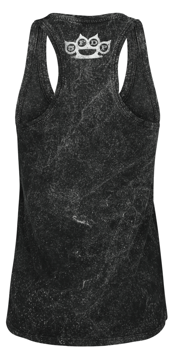 Top  de Five Finger Death Punch - 1 2 F U - S à 4XL - pour Femme - anthracite - Five Finger Death Punch - View 2