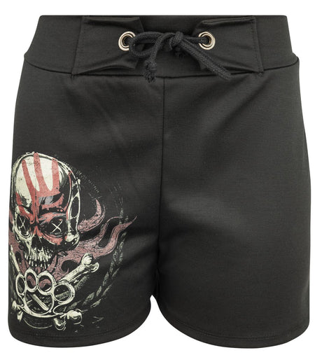 Short  de Five Finger Death Punch - 100% Pure - S - pour Femme - noir - Five Finger Death Punch