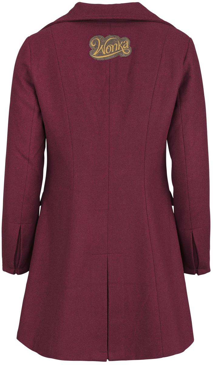 Manteau d'hiver  de Willy Wonka And The Chocolate Factory - Wonka - M à XL - pour Femme - bordeaux - Willy Wonka And The Chocolate Factory - View 2