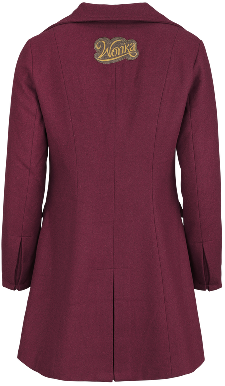 Manteau d'hiver  de Willy Wonka And The Chocolate Factory - Wonka - M à XL - pour Femme - bordeaux - Willy Wonka And The Chocolate Factory - View 2