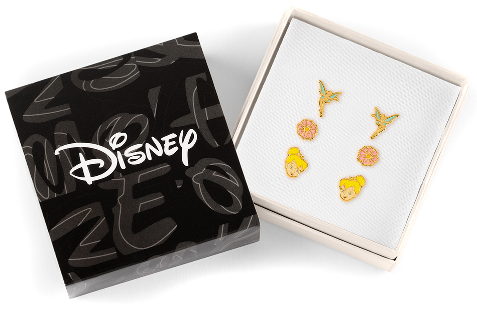 Set de boucles d'oreilles Disney de Peter Pan - pour Femme - couleur or - Peter Pan - View 2