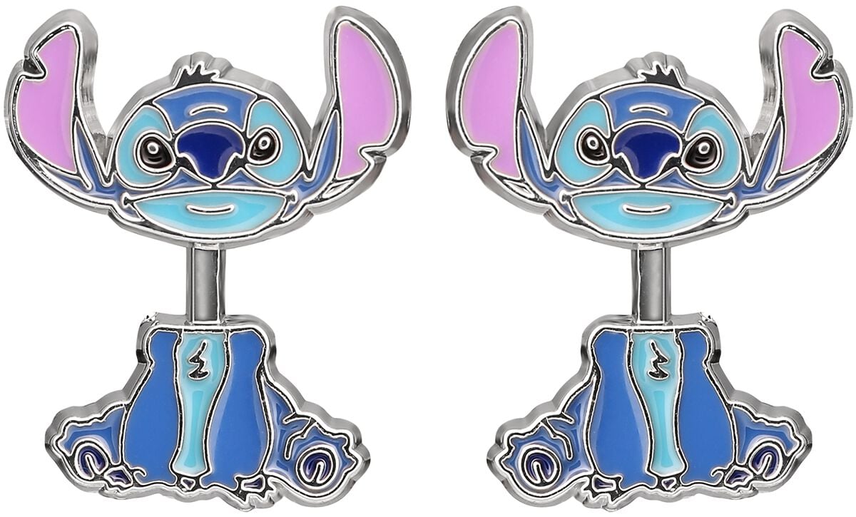 Bijou d'oreille Disney de Lilo & Stitch - Stitch - pour Femme - couleur argent - Lilo & Stitch