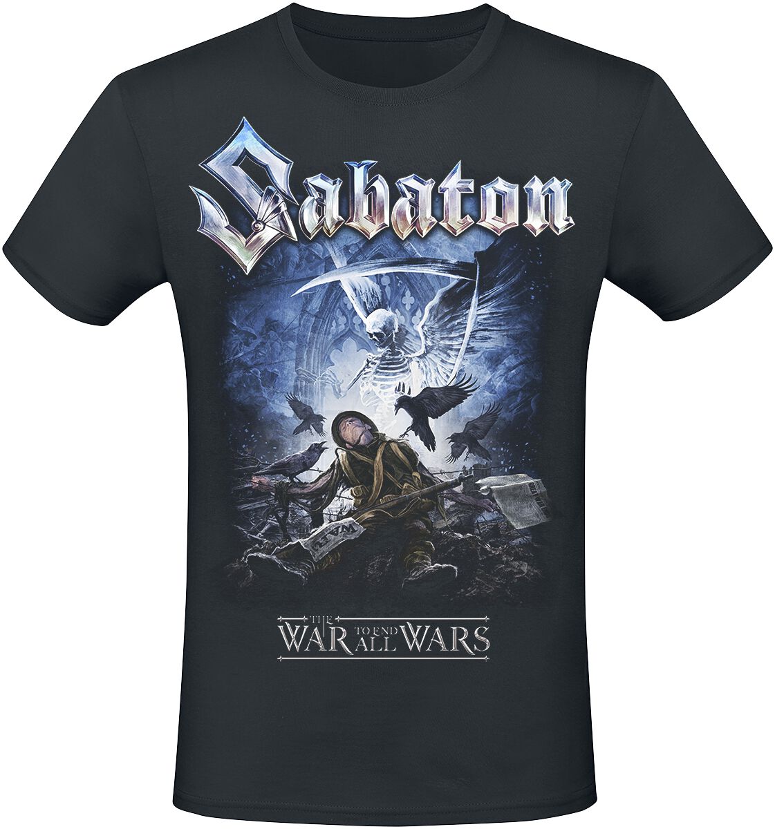 T-Shirt Manches courtes  de Sabaton - The War To End All Wars - S à 5XL - pour Homme - noir - Sabaton