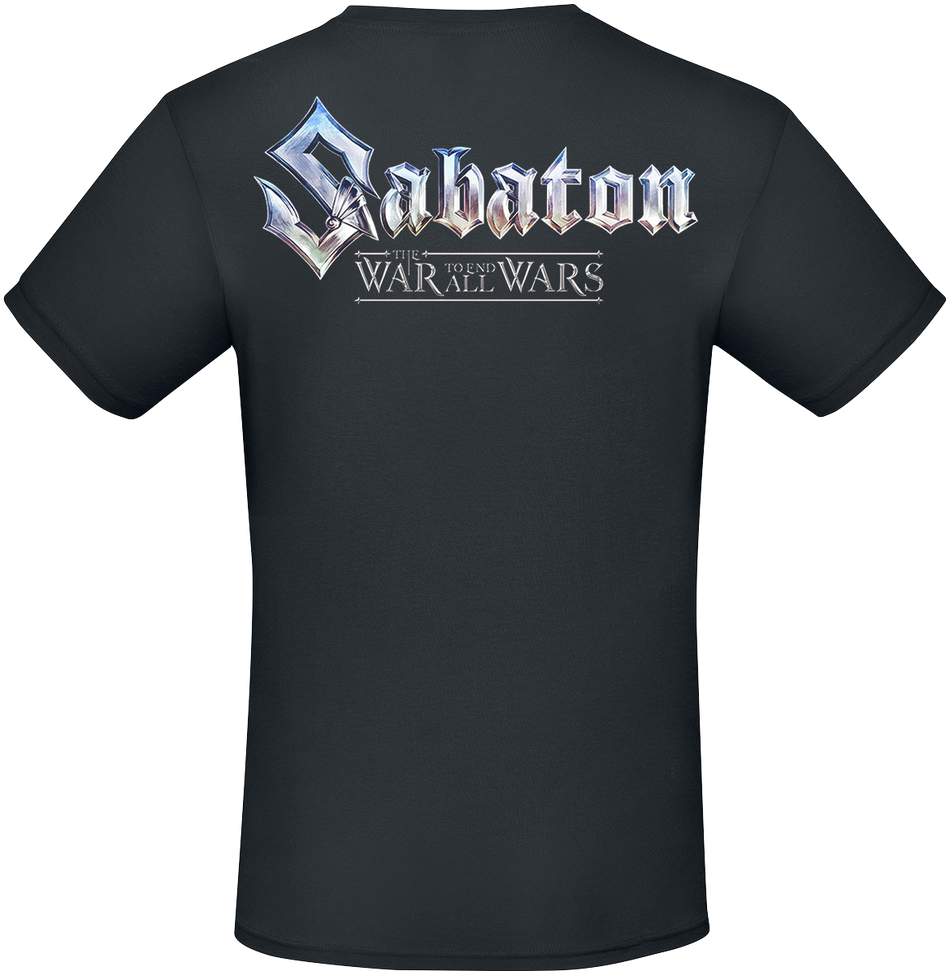 T-Shirt Manches courtes  de Sabaton - The War To End All Wars - S à 5XL - pour Homme - noir - Sabaton - View 2