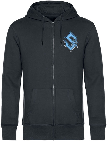 Sweat-shirt zippé à capuche  de Sabaton - Reaper - S à 4XL - pour Homme - noir - Sabaton