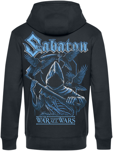 Sweat-shirt zippé à capuche  de Sabaton - Reaper - S à 4XL - pour Homme - noir - Sabaton - View 2