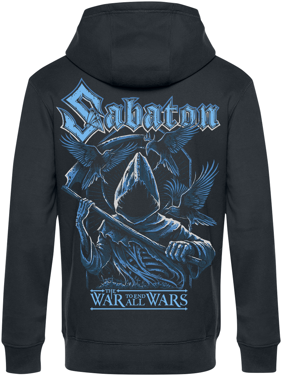 Sweat-shirt zippé à capuche  de Sabaton - Reaper - S à 4XL - pour Homme - noir - Sabaton - View 2