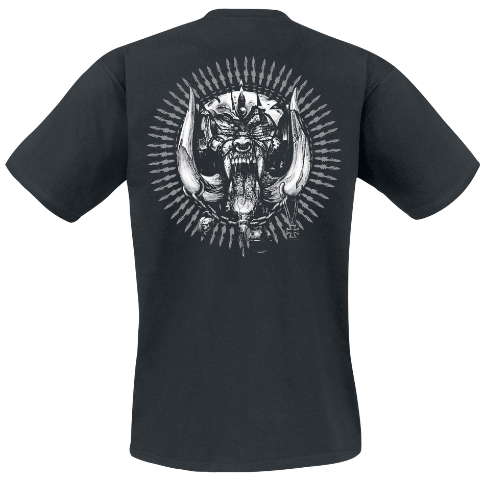 T-Shirt Manches courtes  de Motörhead - Kiss Of Death Bullet Circle V2 - S à 4XL - pour Homme - noir - Motörhead - View 2