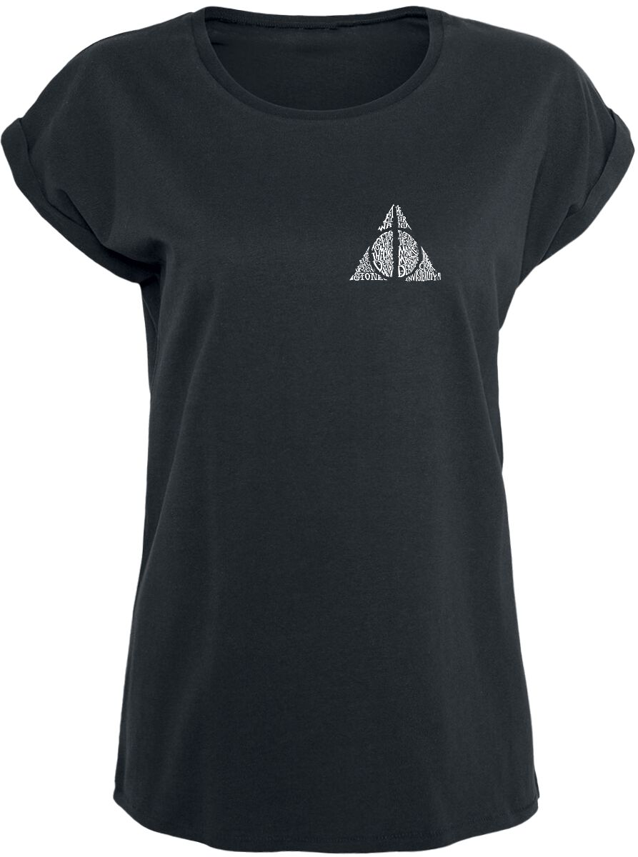 T-Shirt Manches courtes  de Harry Potter - Les Reliques De La Mort - S à XL - pour Femme - noir - Harry Potter
