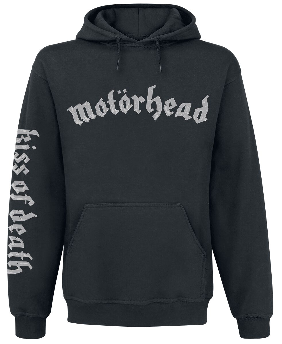 Sweat-shirt à capuche  de Motörhead - Kiss Of Death Bullet Circle V2 - S à XXL - pour Homme - noir - Motörhead