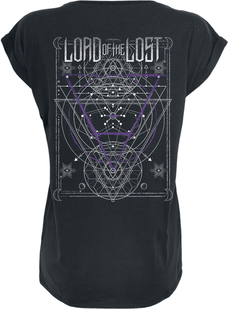 T-Shirt Manches courtes  de Lord Of The Lost - Triangle - S à 5XL - pour Femme - noir - Lord Of The Lost - View 2