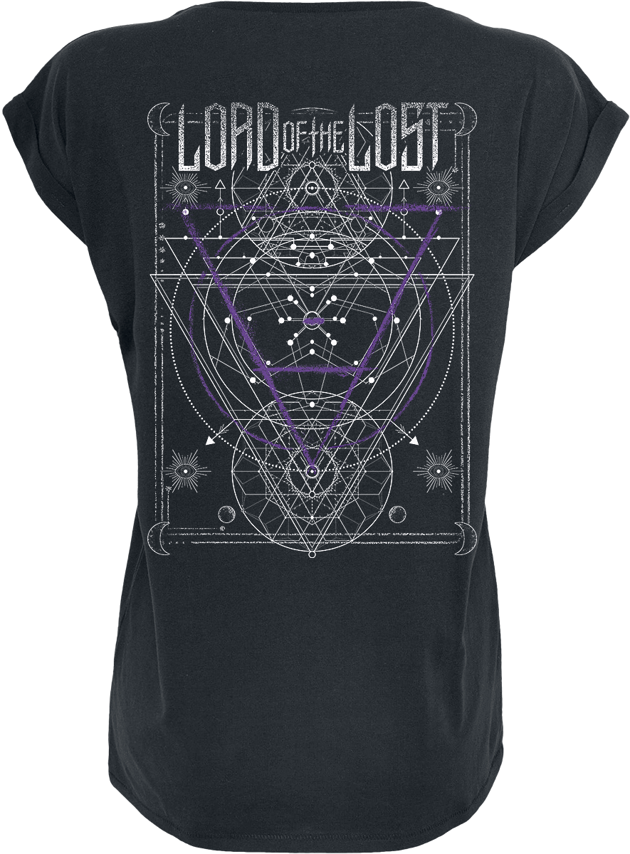 T-Shirt Manches courtes  de Lord Of The Lost - Triangle - S à 5XL - pour Femme - noir - Lord Of The Lost - View 2