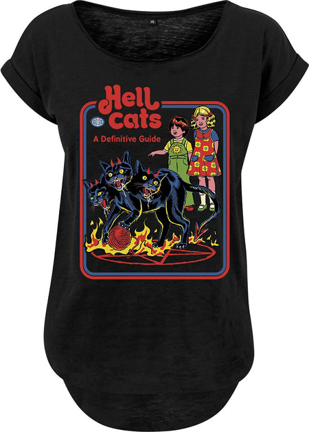T-Shirt Manches courtes Fun de Steven Rhodes - Hell Cats - S à 5XL - pour Femme - noir - Steven Rhodes