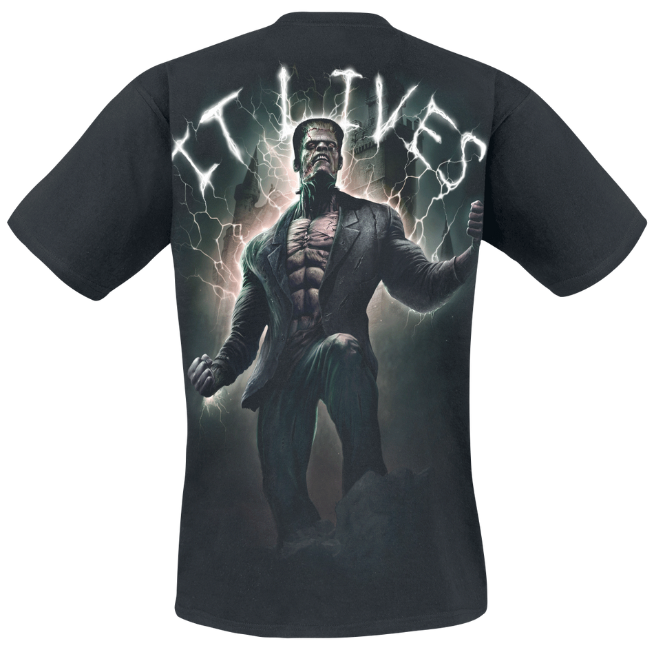 T-Shirt Manches courtes  de Spiral - It Lives - S à 4XL - pour Homme - noir - Spiral - View 2