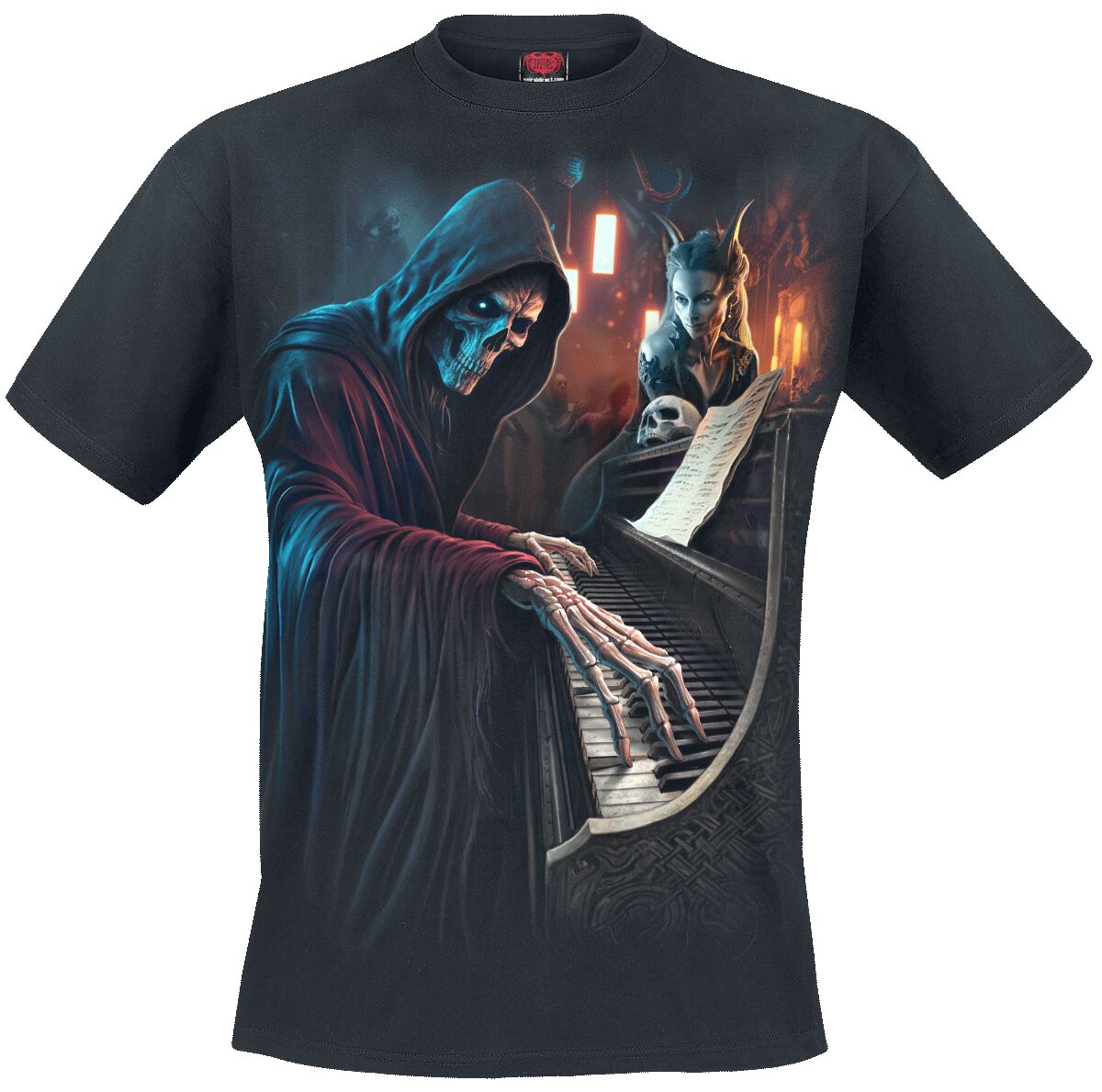 T-Shirt Manches courtes  de Spiral - Midnight Blues - S à 4XL - pour Homme - noir - Spiral