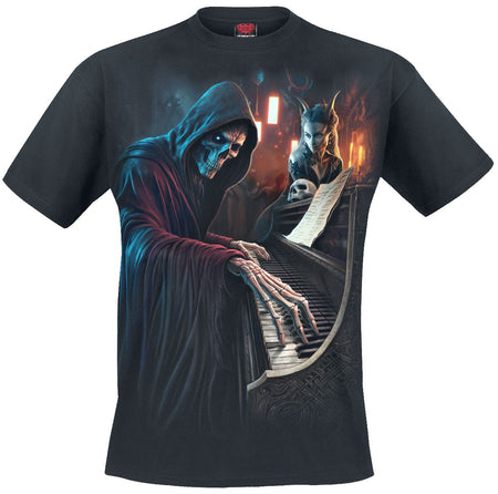 T-Shirt Manches courtes  de Spiral - Midnight Blues - S à 4XL - pour Homme - noir - Spiral