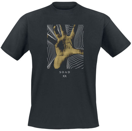 T-Shirt Manches courtes  de System Of A Down - 20 Years Hand - S à XXL - pour Homme - noir - System Of A Down
