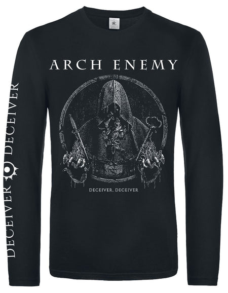 T-shirt manches longues  de Arch Enemy - Deceiver - S à M - pour Homme - noir - Arch Enemy