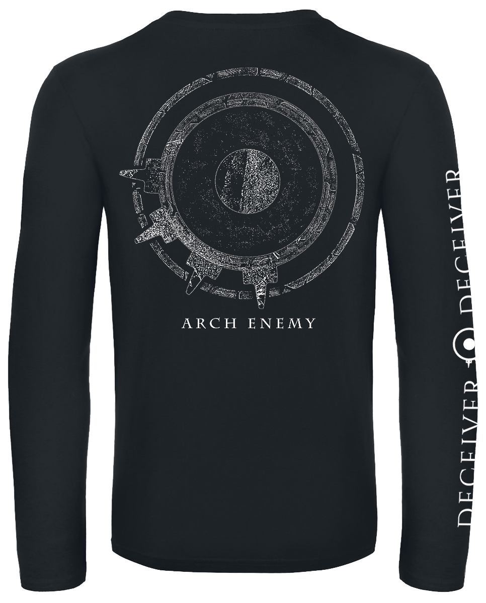 T-shirt manches longues  de Arch Enemy - Deceiver - S à XXL - pour Homme - noir - Arch Enemy - View 2