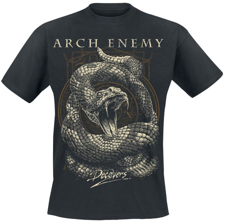T-Shirt Manches courtes  de Arch Enemy - Deceiver Snake - S à 3XL - pour Homme - noir - Arch Enemy