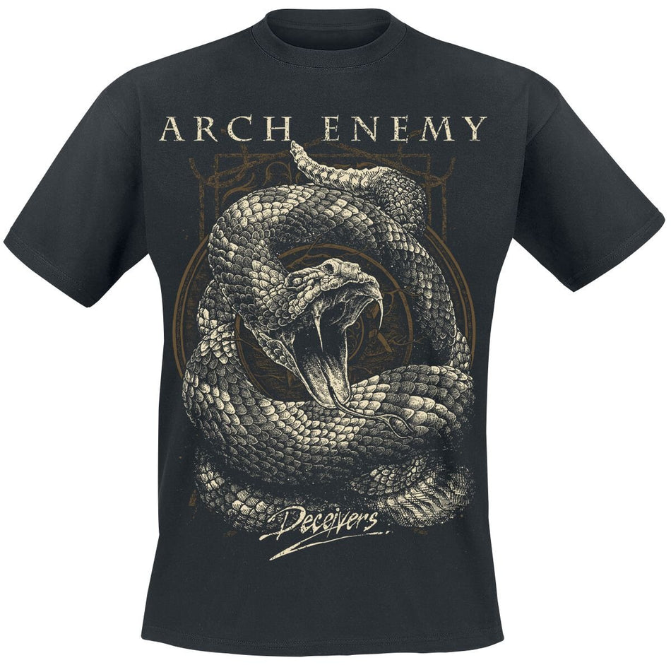 T-Shirt Manches courtes  de Arch Enemy - Deceiver Snake - S à 3XL - pour Homme - noir - Arch Enemy