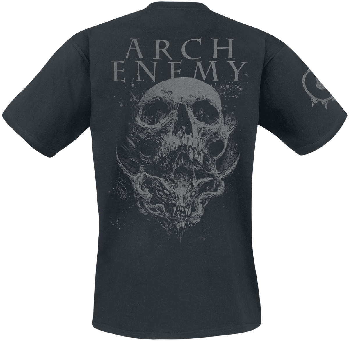 T-Shirt Manches courtes  de Arch Enemy - Demon Skull - S à 5XL - pour Homme - noir - Arch Enemy - View 2