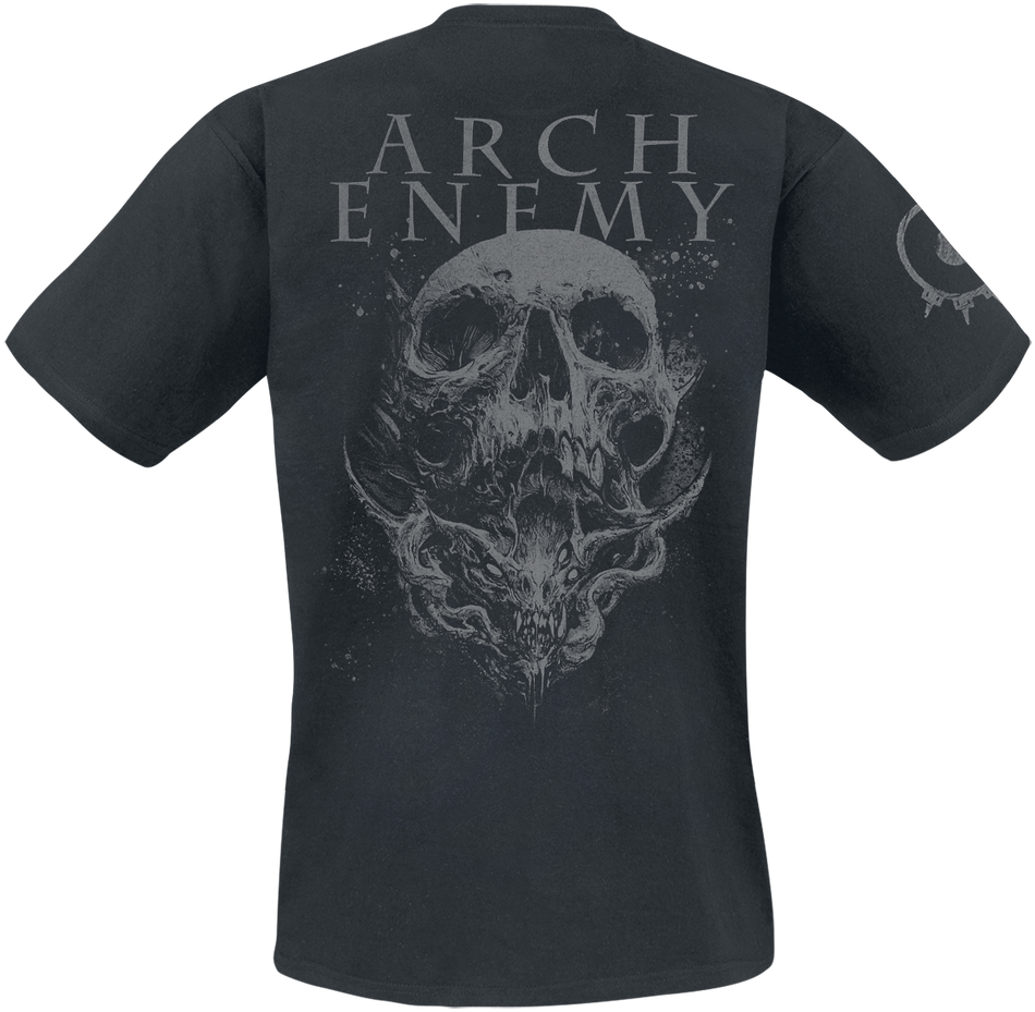 T-Shirt Manches courtes  de Arch Enemy - Demon Skull - S à 5XL - pour Homme - noir - Arch Enemy - View 2
