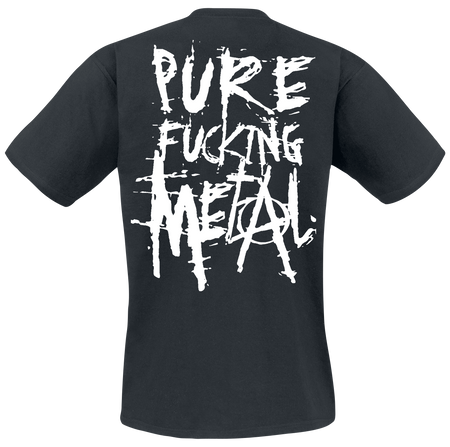 T-Shirt Manches courtes  de Arch Enemy - Pure Fucking Metal - S à 5XL - pour Homme - noir - Arch Enemy - View 2