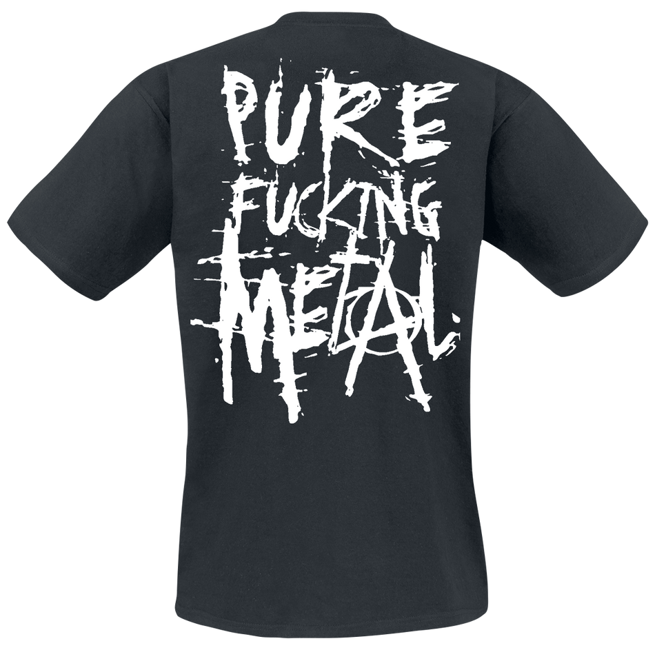 T-Shirt Manches courtes  de Arch Enemy - Pure Fucking Metal - S à 5XL - pour Homme - noir - Arch Enemy - View 2