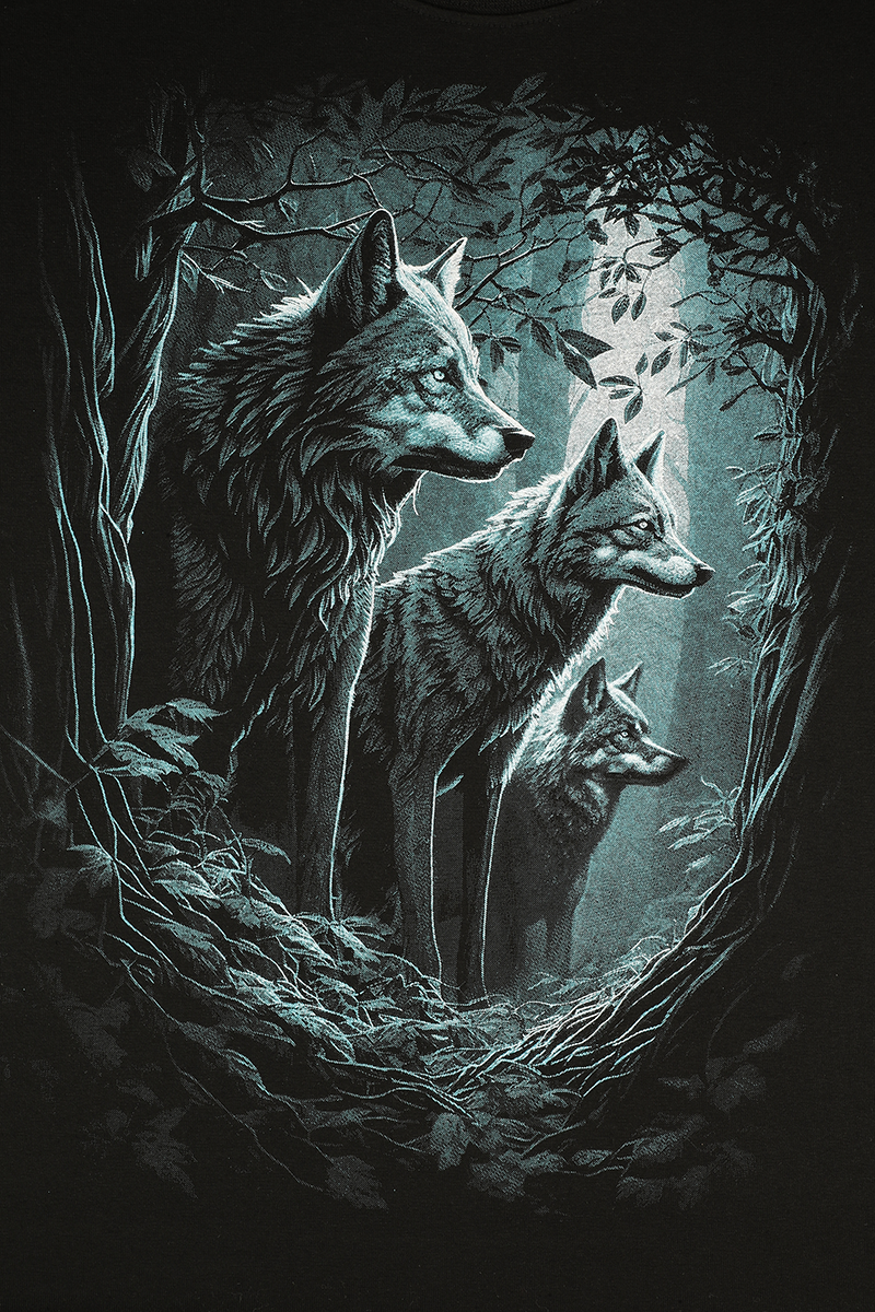 T-Shirt Manches courtes Gothic de Spiral - Forest Guardians - S à XXL - pour Femme - noir - Spiral - View 2