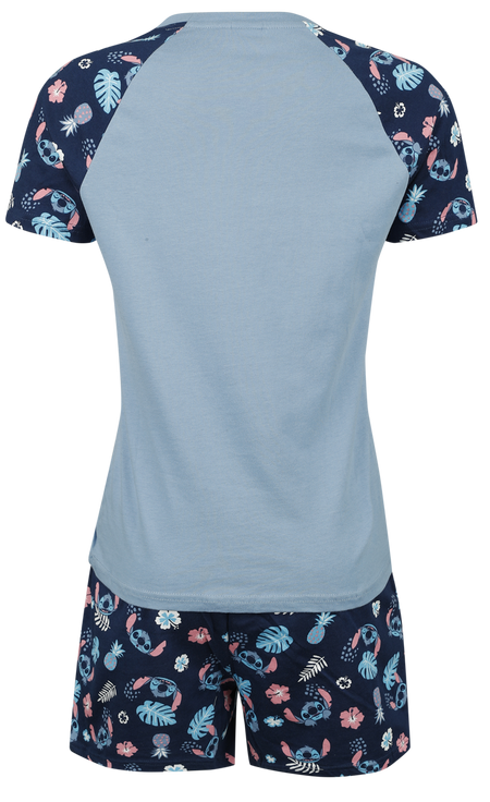 Pyjama Disney de Lilo & Stitch - Weird But Cute - S à XXL - pour Femme - bleu - Lilo & Stitch - View 2