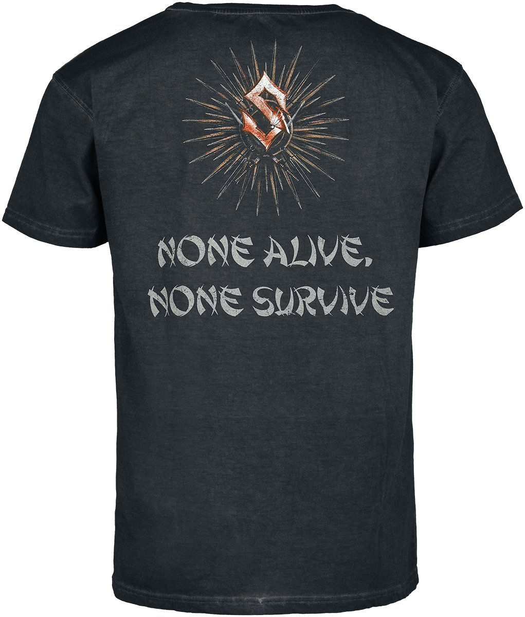 T-Shirt Manches courtes  de Sabaton - Shiroyama - S à 4XL - pour Homme - anthracite - Sabaton - View 2