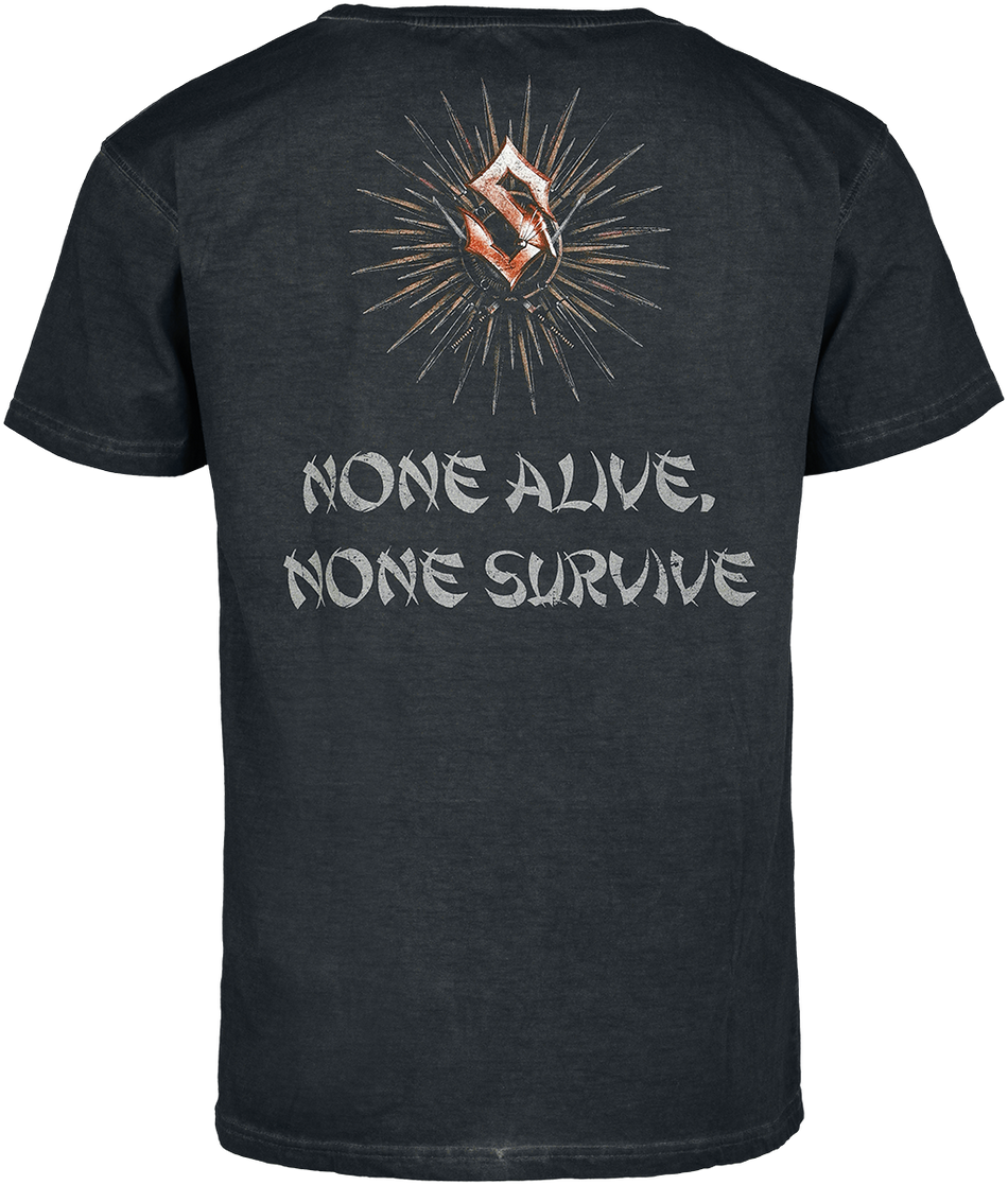 T-Shirt Manches courtes  de Sabaton - Shiroyama - S à 4XL - pour Homme - anthracite - Sabaton - View 2