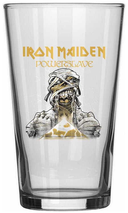 Verre à bière  de Iron Maiden - Powerslave - pour Unisexe - transparent - Iron Maiden
