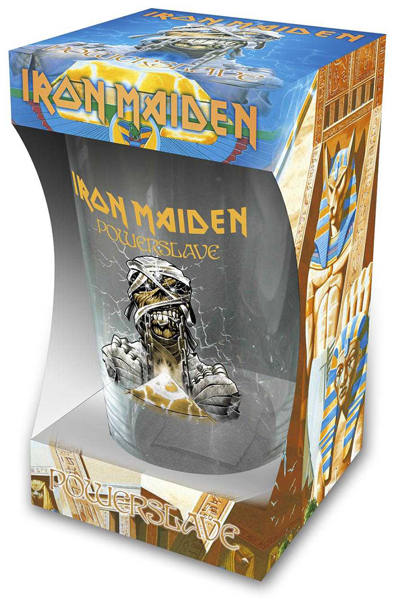 Verre à bière  de Iron Maiden - Powerslave - pour Indifférent - transparent - Iron Maiden - View 2