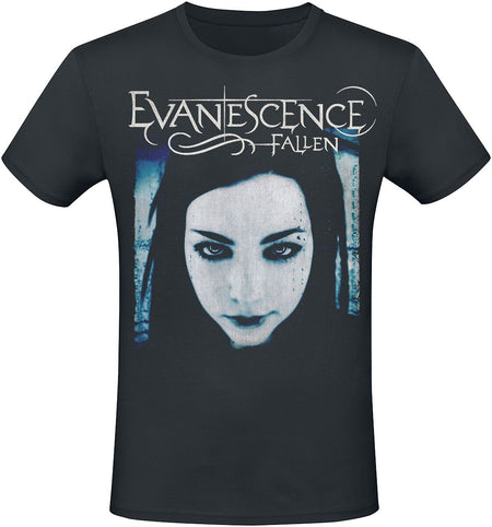 T-Shirt Manches courtes  de Evanescence - Fallen - S à XXL - pour Homme - noir - Evanescence