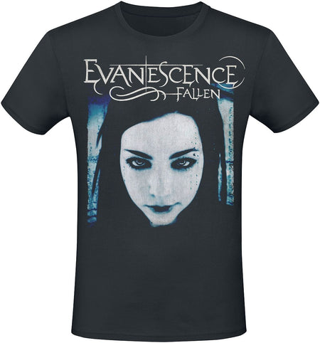 T-Shirt Manches courtes  de Evanescence - Fallen - S à XXL - pour Homme - noir - Evanescence