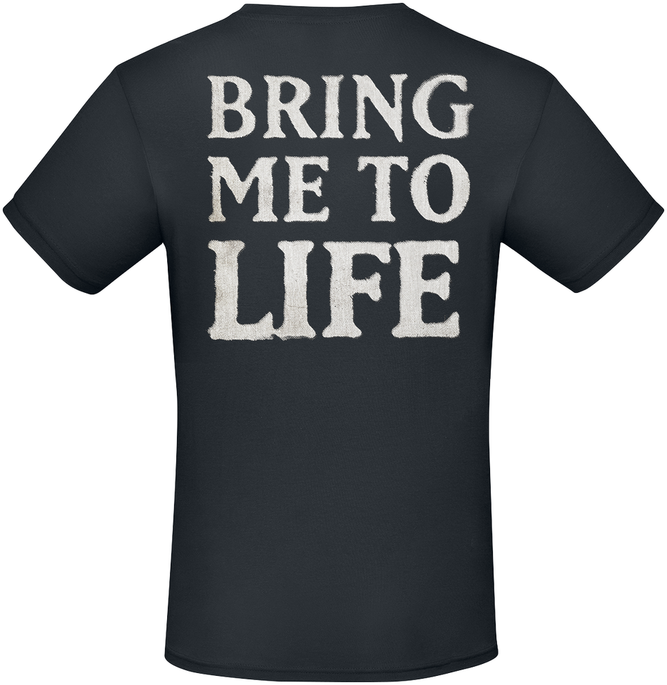 T-Shirt Manches courtes  de Evanescence - Fallen - S à XXL - pour Homme - noir - Evanescence - View 2