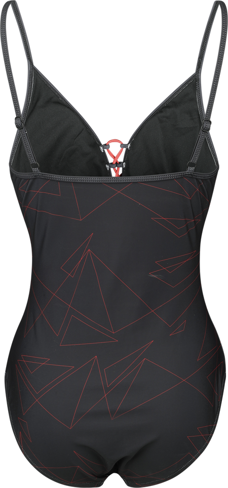 Maillots de bain Gaming de Assassin's Creed - Emblème - S à XXL - pour Femme - noir/rouge - Assassin's Creed - View 2