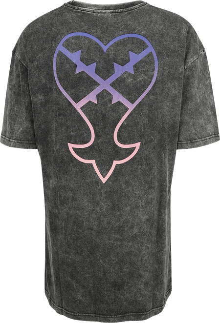 T-Shirt Manches courtes Gaming de Kingdom Hearts - Riku Sora Kairi - S à L - pour Femme - noir - Kingdom Hearts - View 2