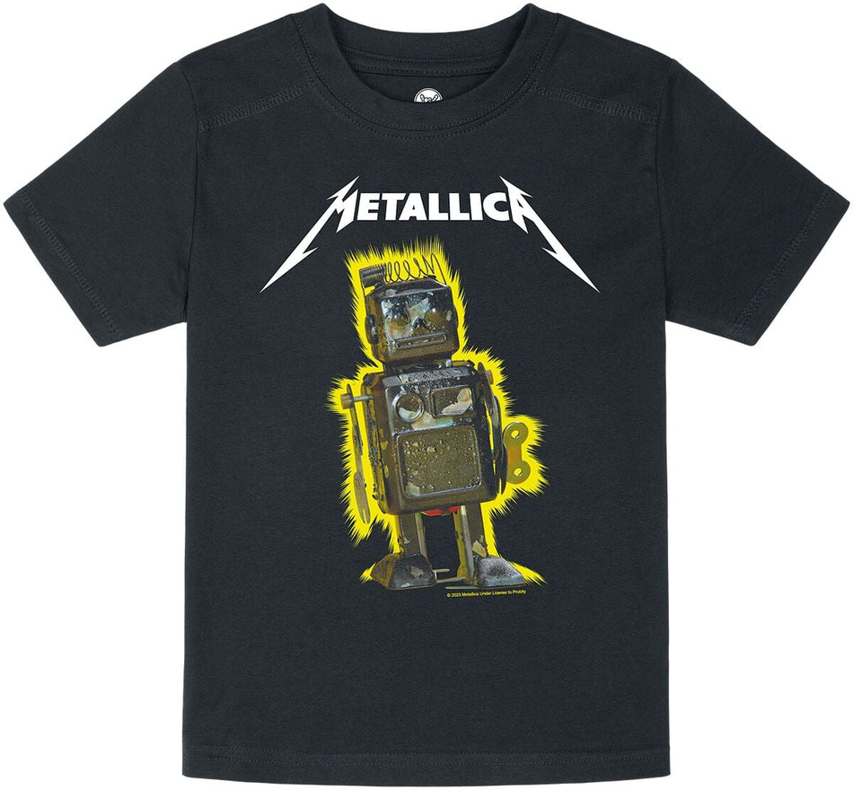 T-shirt  de Metallica - Metal-Kids - Robot Blast - 92 à 164 - pour filles & garçonse - noir - metallica