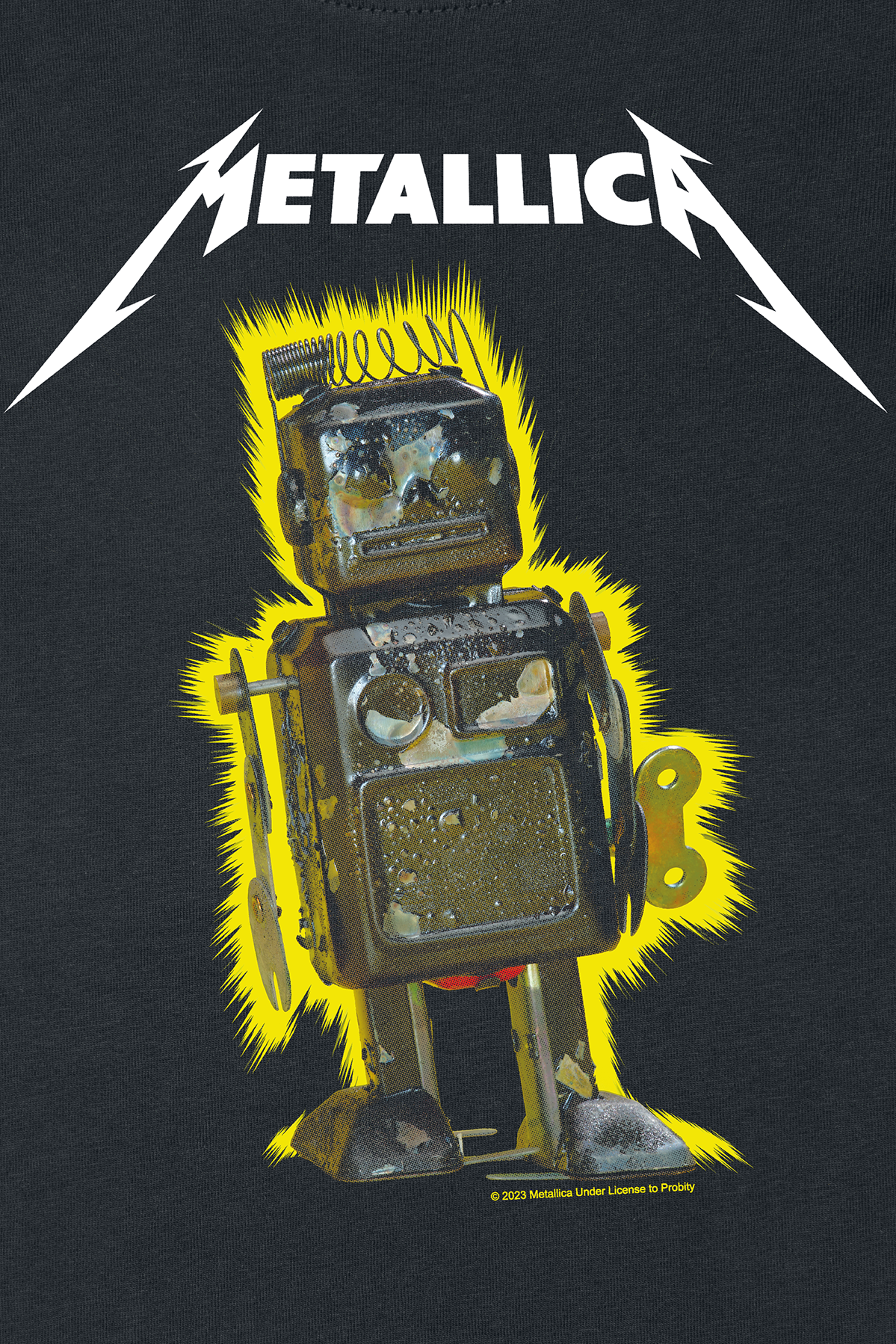 T-shirt  de Metallica - Metal-Kids - Robot Blast - 92 à 164 - pour filles & garçonse - noir - metallica - View 2