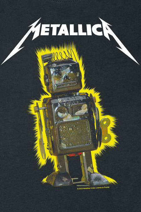 T-shirt  de Metallica - Metal-Kids - Robot Blast - 92 à 164 - pour filles & garçonse - noir - metallica - View 2