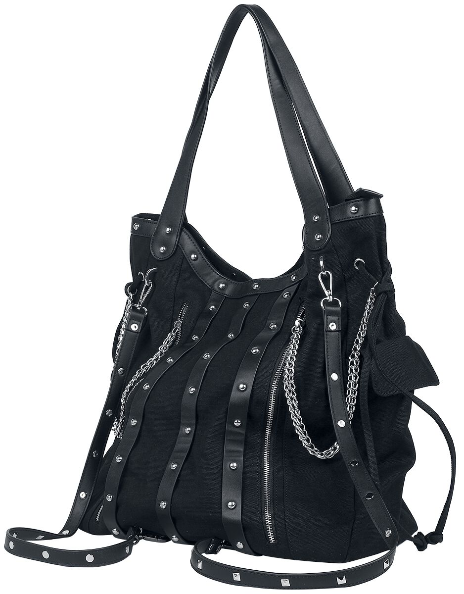 Sac à main Gothic de Jawbreaker - Chaînes - pour Femme - noir/argent - Jawbreaker